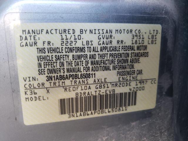 Photo 9 VIN: 3N1AB6AP0BL650811 - NISSAN SENTRA 2.0 