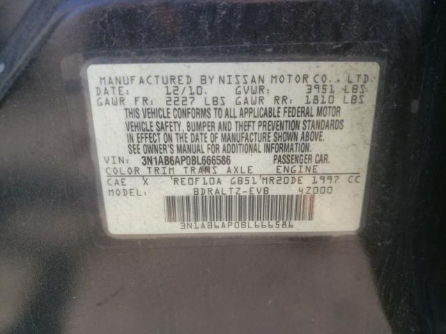 Photo 9 VIN: 3N1AB6AP0BL666586 - NISSAN SENTRA 2.0 