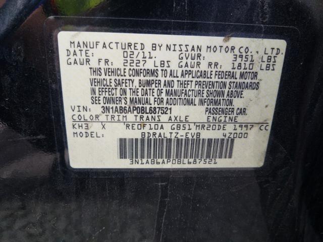 Photo 9 VIN: 3N1AB6AP0BL687521 - NISSAN SENTRA 2.0 