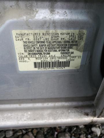 Photo 11 VIN: 3N1AB6AP0BL701269 - NISSAN SENTRA 