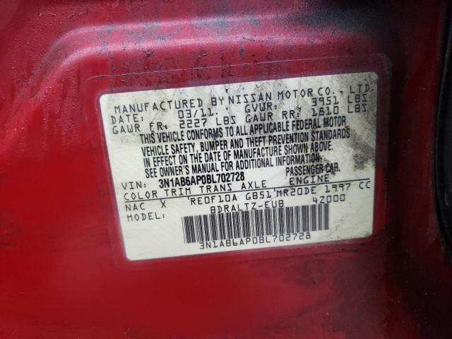 Photo 9 VIN: 3N1AB6AP0BL702728 - NISSAN SENTRA 2.0 