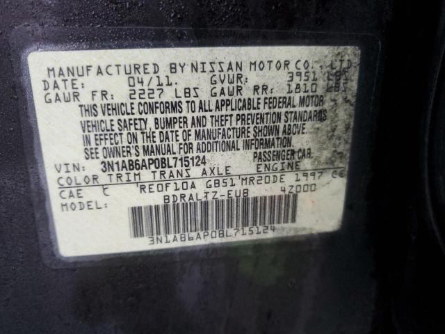 Photo 11 VIN: 3N1AB6AP0BL715124 - NISSAN SENTRA 2.0 