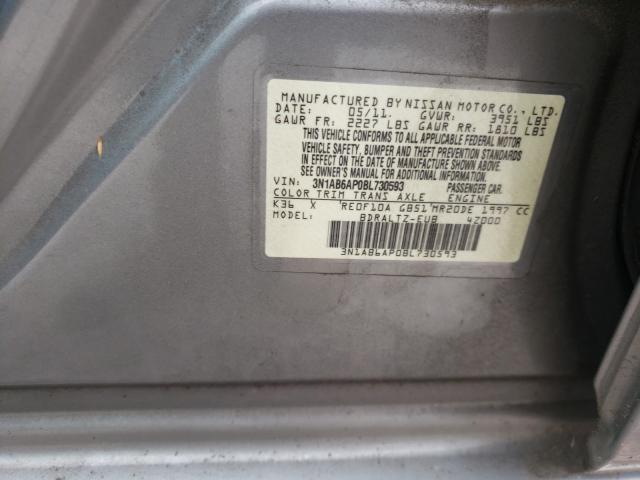 Photo 9 VIN: 3N1AB6AP0BL730593 - NISSAN SENTRA 