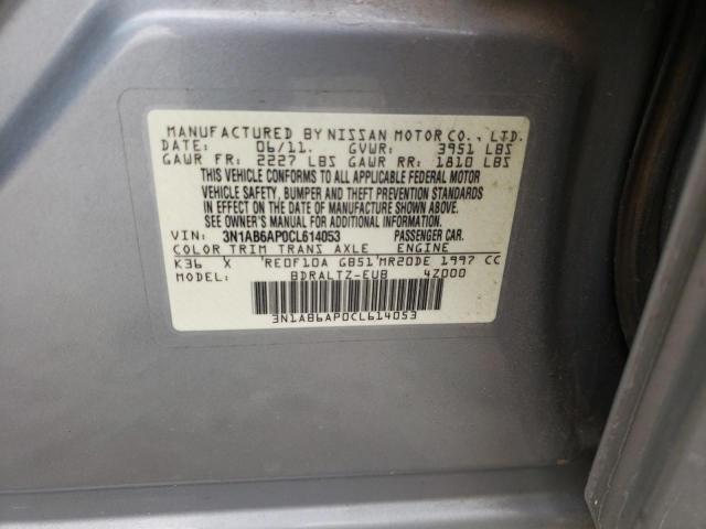 Photo 9 VIN: 3N1AB6AP0CL614053 - NISSAN SENTRA 