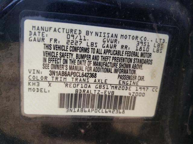 Photo 9 VIN: 3N1AB6AP0CL642368 - NISSAN SENTRA 2.0 