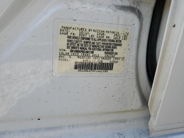 Photo 12 VIN: 3N1AB6AP0CL661180 - NISSAN SENTRA 