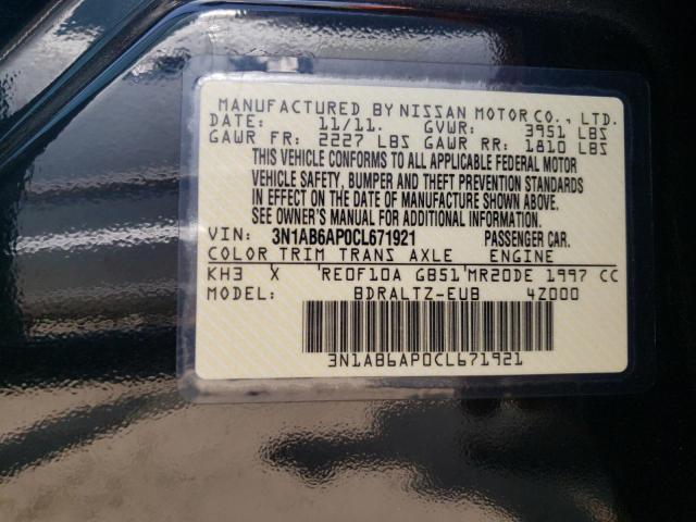 Photo 11 VIN: 3N1AB6AP0CL671921 - NISSAN SENTRA 