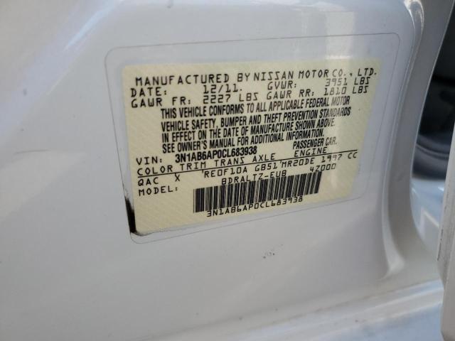 Photo 11 VIN: 3N1AB6AP0CL683938 - NISSAN SENTRA 