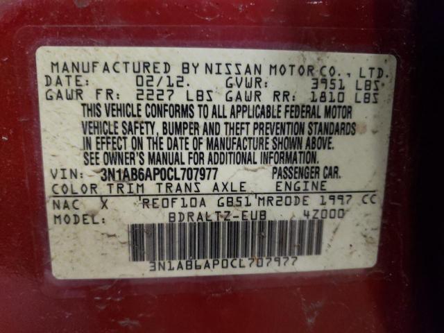 Photo 11 VIN: 3N1AB6AP0CL707977 - NISSAN SENTRA 2.0 