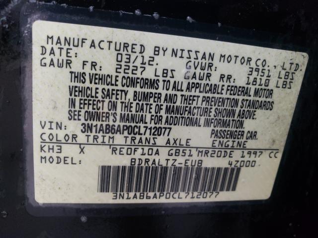 Photo 9 VIN: 3N1AB6AP0CL712077 - NISSAN SENTRA 2.0 