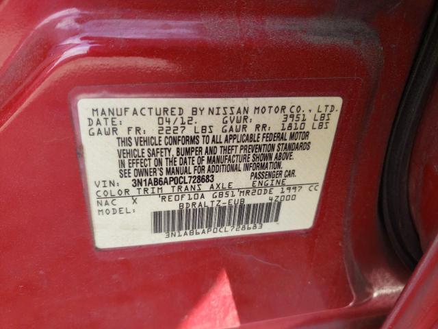 Photo 11 VIN: 3N1AB6AP0CL728683 - NISSAN SENTRA 2.0 