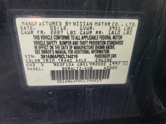 Photo 9 VIN: 3N1AB6AP0CL744219 - NISSAN SENTRA 2.0 