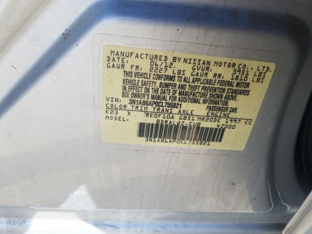 Photo 9 VIN: 3N1AB6AP0CL755821 - NISSAN SENTRA 2.0 