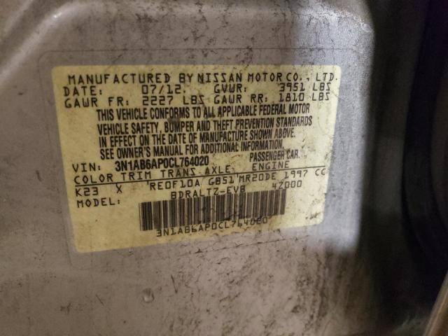 Photo 12 VIN: 3N1AB6AP0CL764020 - NISSAN SENTRA 