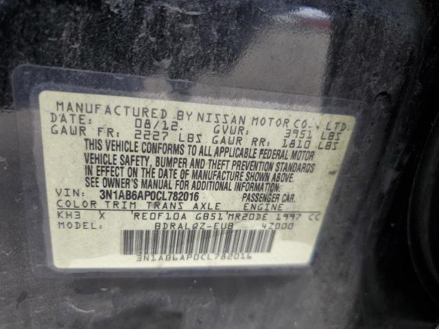 Photo 12 VIN: 3N1AB6AP0CL782016 - NISSAN SENTRA 