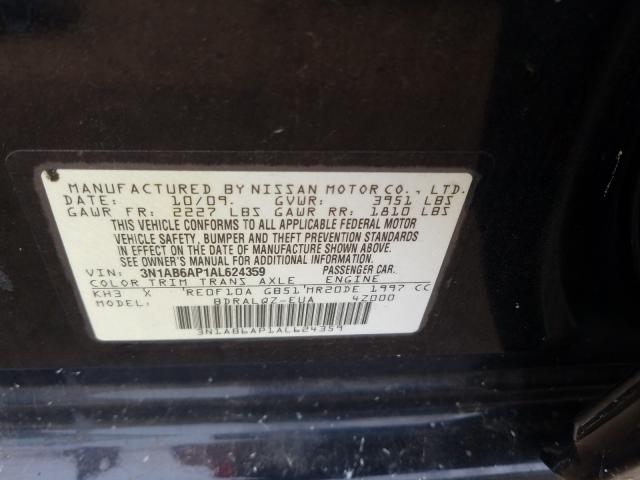 Photo 9 VIN: 3N1AB6AP1AL624359 - NISSAN SENTRA 2.0 