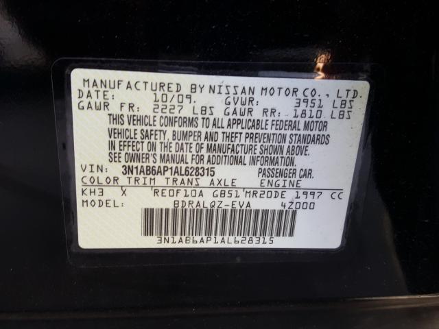 Photo 9 VIN: 3N1AB6AP1AL628315 - NISSAN SENTRA 2.0 