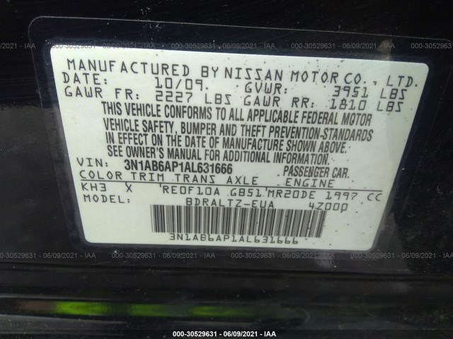 Photo 8 VIN: 3N1AB6AP1AL631666 - NISSAN SENTRA 