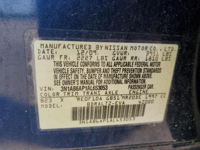 Photo 11 VIN: 3N1AB6AP1AL653053 - NISSAN SENTRA 2.0 