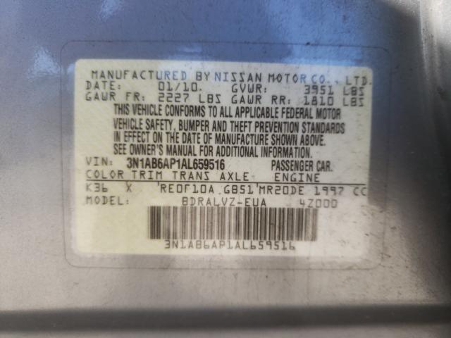 Photo 9 VIN: 3N1AB6AP1AL659516 - NISSAN SENTRA 2.0 