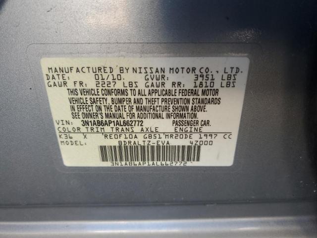 Photo 11 VIN: 3N1AB6AP1AL662772 - NISSAN SENTRA 2.0 