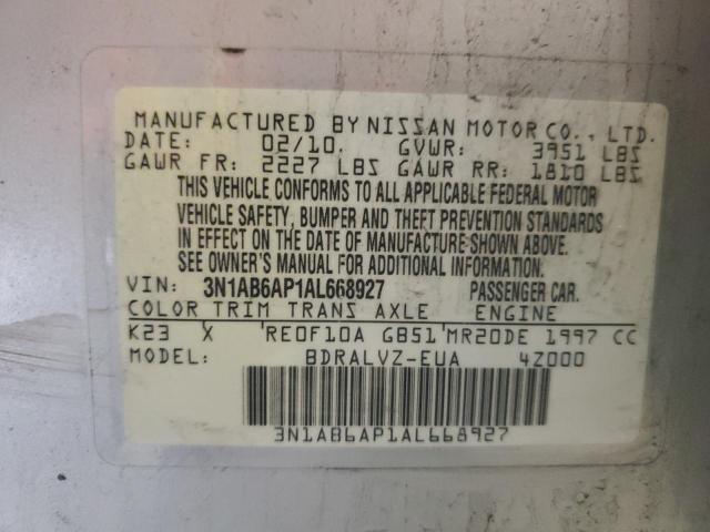 Photo 11 VIN: 3N1AB6AP1AL668927 - NISSAN SENTRA 2.0 