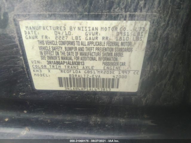 Photo 8 VIN: 3N1AB6AP1AL693813 - NISSAN SENTRA 