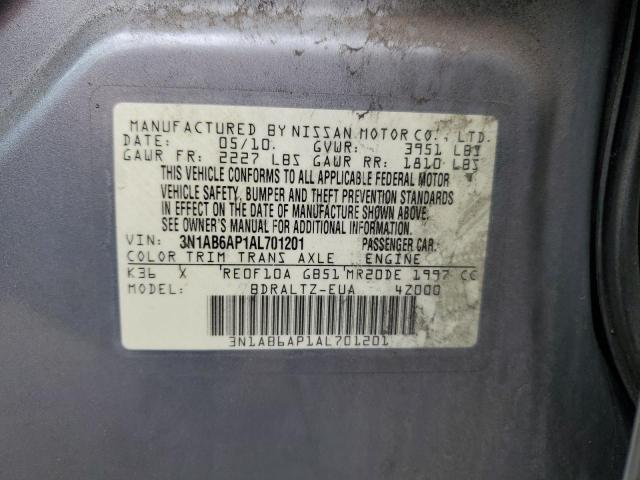 Photo 11 VIN: 3N1AB6AP1AL701201 - NISSAN SENTRA 