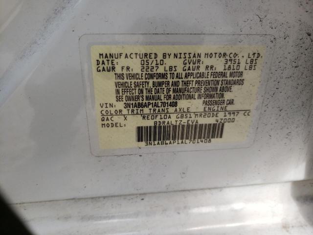 Photo 11 VIN: 3N1AB6AP1AL701408 - NISSAN SENTRA 2.0 