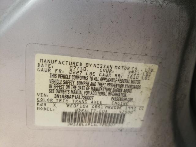 Photo 9 VIN: 3N1AB6AP1AL720007 - NISSAN SENTRA 2.0 