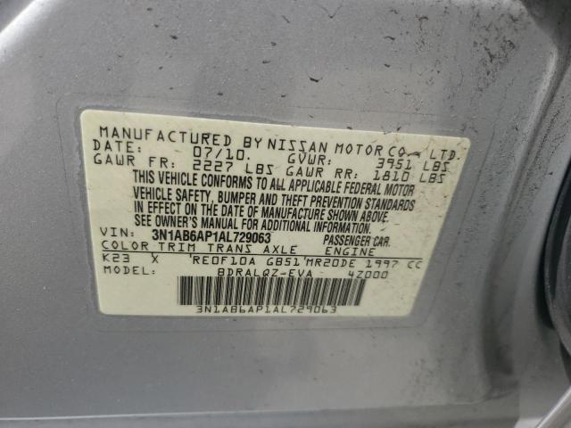 Photo 11 VIN: 3N1AB6AP1AL729063 - NISSAN SENTRA 