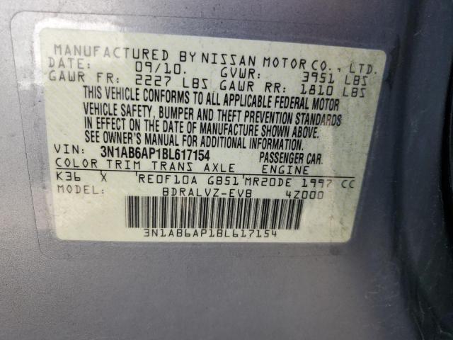 Photo 11 VIN: 3N1AB6AP1BL617154 - NISSAN SENTRA 