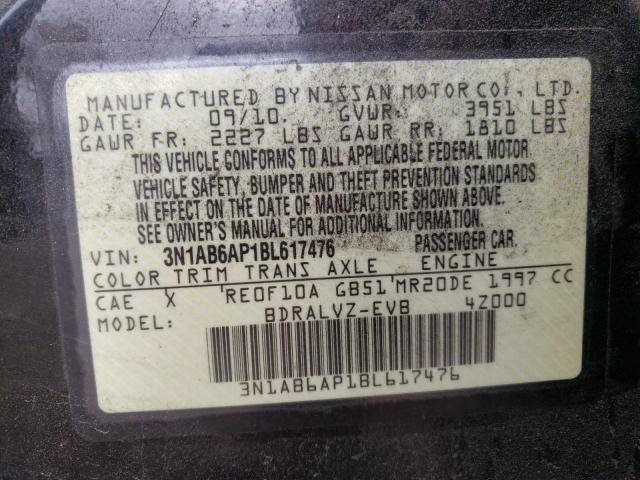 Photo 11 VIN: 3N1AB6AP1BL617476 - NISSAN SENTRA 2.0 