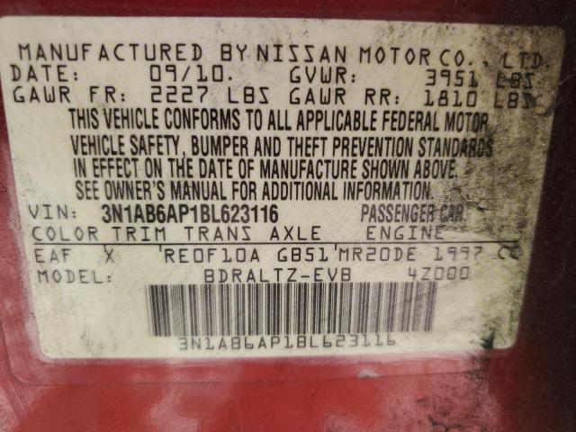 Photo 11 VIN: 3N1AB6AP1BL623116 - NISSAN SENTRA 2.0 