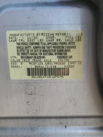 Photo 11 VIN: 3N1AB6AP1BL629191 - NISSAN SENTRA 