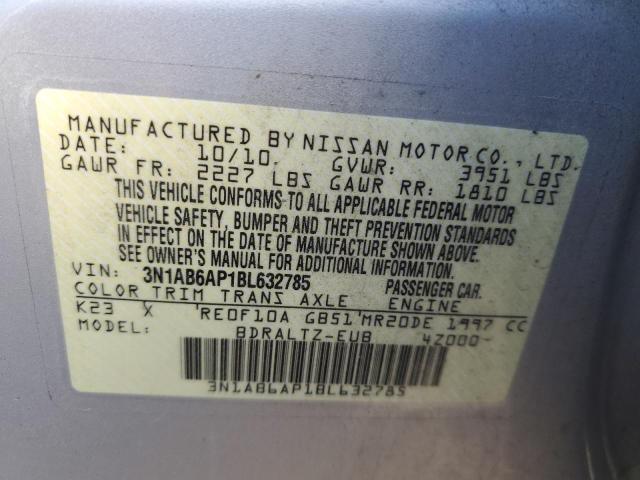 Photo 11 VIN: 3N1AB6AP1BL632785 - NISSAN SENTRA 