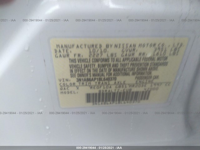 Photo 8 VIN: 3N1AB6AP1BL640370 - NISSAN SENTRA 