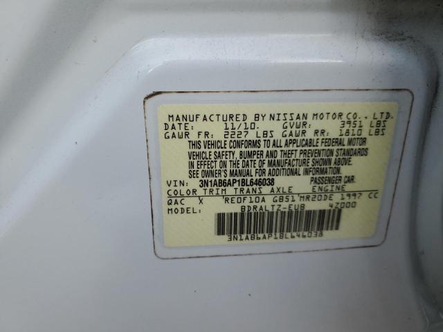 Photo 11 VIN: 3N1AB6AP1BL646038 - NISSAN SENTRA 