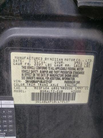 Photo 11 VIN: 3N1AB6AP1BL672137 - NISSAN SENTRA 