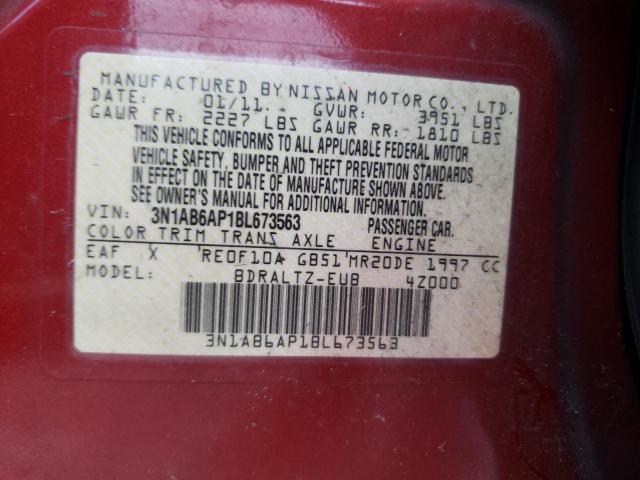 Photo 9 VIN: 3N1AB6AP1BL673563 - NISSAN SENTRA 2.0 