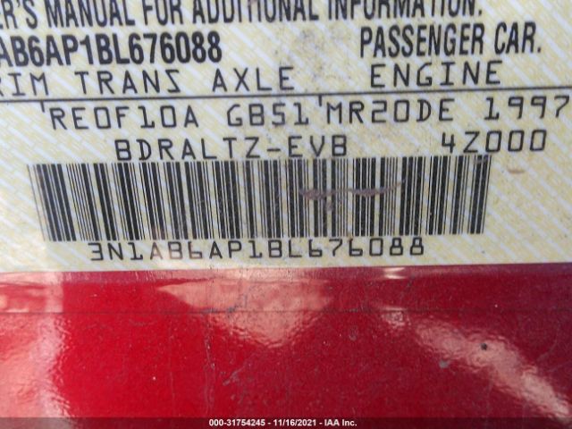 Photo 8 VIN: 3N1AB6AP1BL676088 - NISSAN SENTRA 