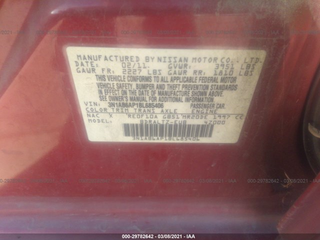 Photo 8 VIN: 3N1AB6AP1BL685406 - NISSAN SENTRA 