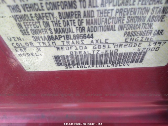 Photo 8 VIN: 3N1AB6AP1BL695644 - NISSAN SENTRA 