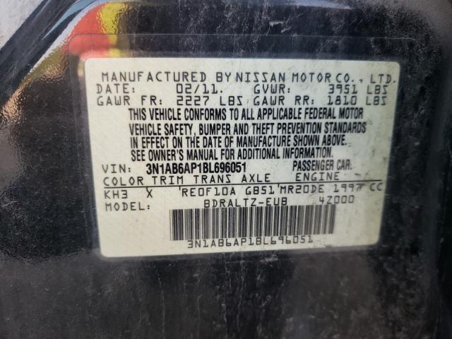 Photo 9 VIN: 3N1AB6AP1BL696051 - NISSAN SENTRA 2.0 