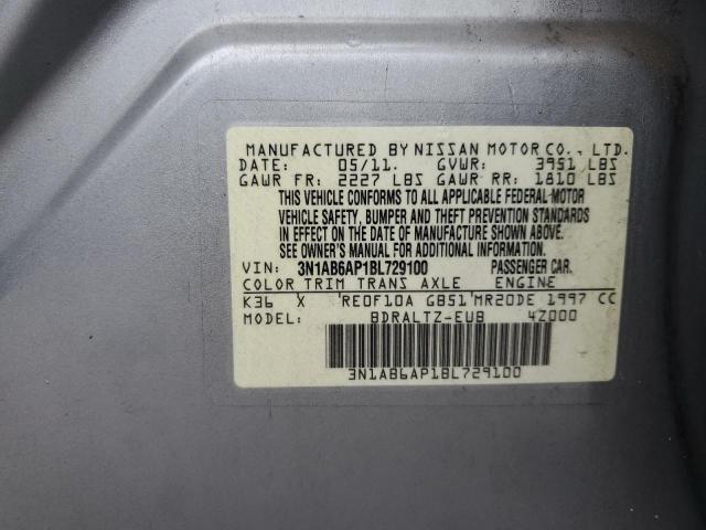 Photo 11 VIN: 3N1AB6AP1BL729100 - NISSAN SENTRA 