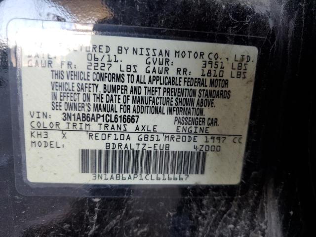 Photo 11 VIN: 3N1AB6AP1CL616667 - NISSAN SENTRA 