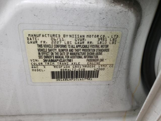 Photo 9 VIN: 3N1AB6AP1CL617981 - NISSAN SENTRA 2.0 