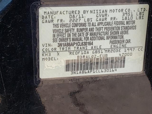 Photo 9 VIN: 3N1AB6AP1CL630164 - NISSAN SENTRA 2.0 