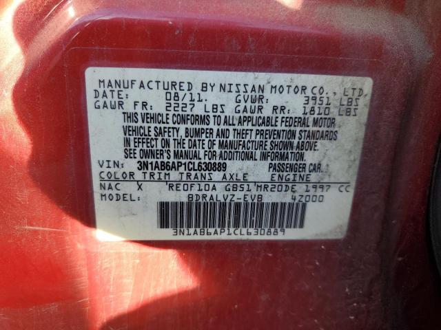 Photo 11 VIN: 3N1AB6AP1CL630889 - NISSAN SENTRA 