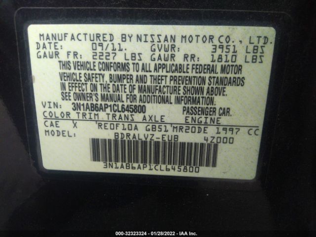 Photo 8 VIN: 3N1AB6AP1CL645800 - NISSAN SENTRA 